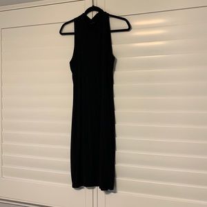 NWOT mock neck black dress